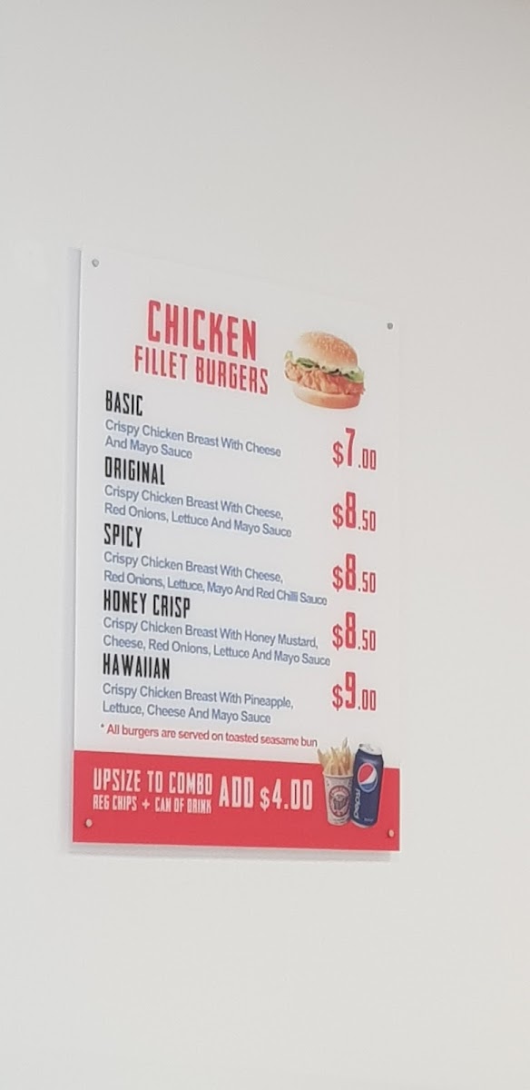 Menu Sensational Chicken / Nz Kebabs Otahuhu-9